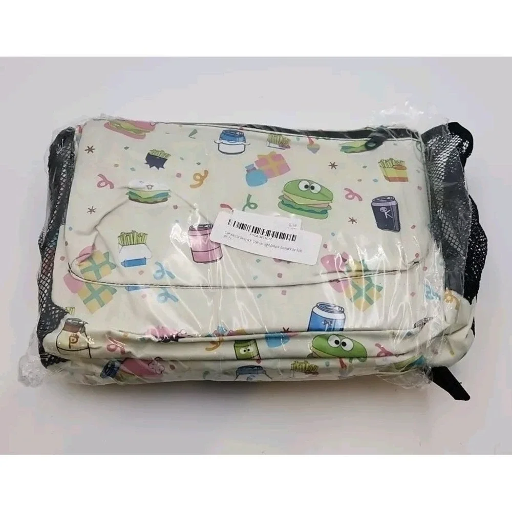 Cartoon Cat Kids Backpack Cute Fashion School Adjustable Straps Picnic‎